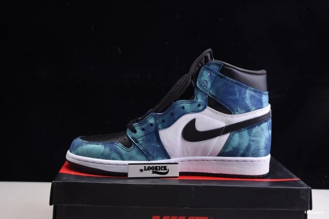 Rep TBkick Air 1 Jordan OG Tie-Dye CD0461-100 High 0812
